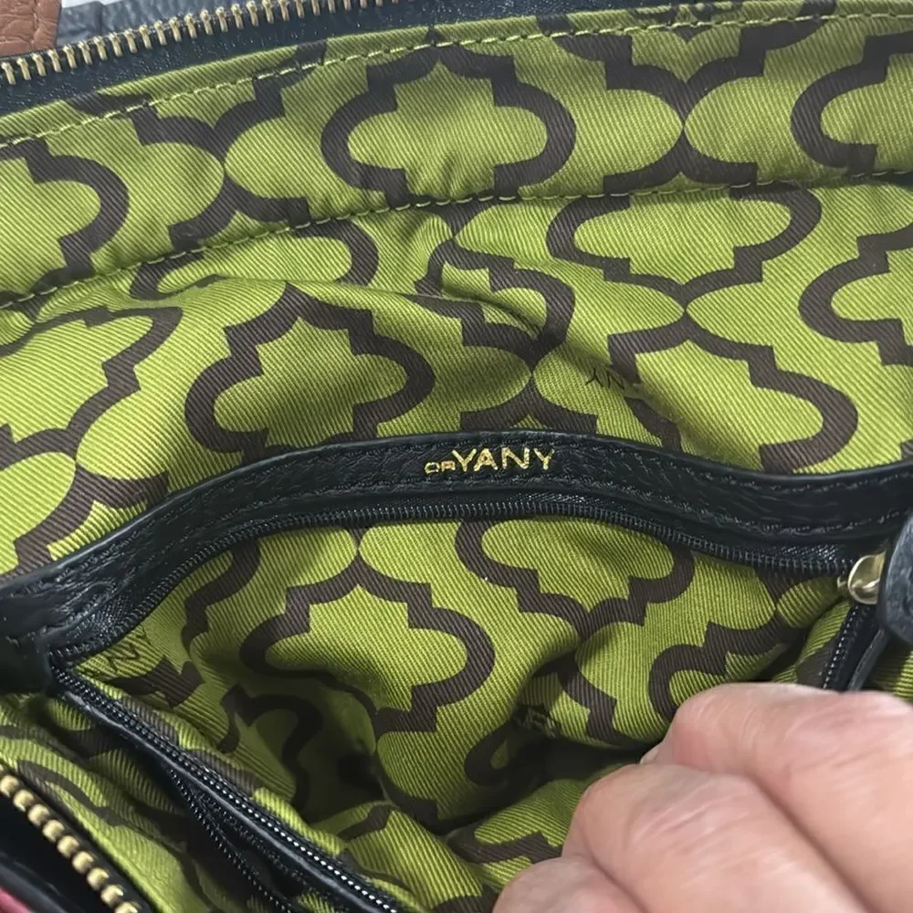OR YANY LEATHER SATCHELS BAG  MULTICOLOR